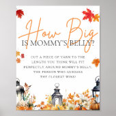 WIE GROSS IST MOMMYS BELLY EIN KLEINES KürbisSPIEL Poster (Vorne)