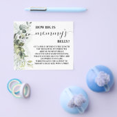 Wie groß ist Mommys Blly Greenery Shower Game Card Flyer (Einzeln)