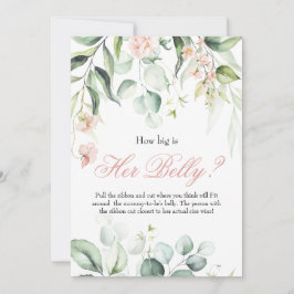 Wie groß sind ihre Babyduschspiele? Einladung