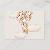 Wie groß sind ihre Bauchzettel - braune Bärenballo Begleitkarte (Rückseite)