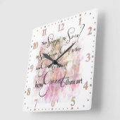 Wie großartig du bist die Uhr an der Wand (Winkel)