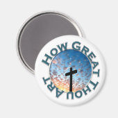 Wie großartig du bist magnet (Vorderseite/Rückseite)