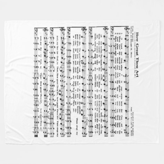 Wie große Tausend-Kunst-Decke Fleecedecke (Vorderseite (Horizontal))