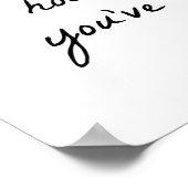 Wie gut du Poster gelebt hast (Ecke)