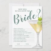 Wie gut kann man das Brautparty der Bride Elegant  Einladung (Vorderseite)