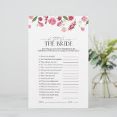 Wie gut kannst du das Brautparty "Bridink Pink" sp (Stehend Vorderseite)