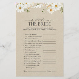 Wie gut kannst du das Brautparty von Bride Daisy s