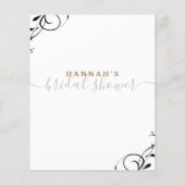 Wie gut kennen Sie das Bride Brautparty Game? (Rückseite)