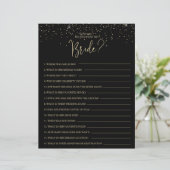 Wie gut kennen Sie das Bride Brautparty Game? (Stehend Vorderseite)