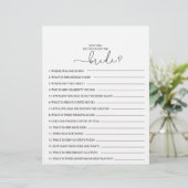 Wie gut kennen Sie das Bride Brautparty Game? (Stehend Vorderseite)