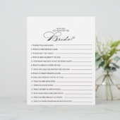 Wie gut kennen Sie das Bride Brautparty Game? (Stehend Vorderseite)