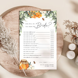 Wie gut kennen Sie das Bride Brautparty Game?