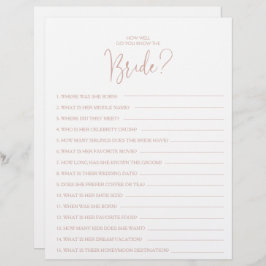 Wie gut kennen Sie das Bride Brautparty Game?