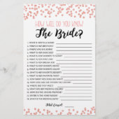 Wie gut kennen Sie das Bride-Brautparty-Spiel? (Vorderseite)