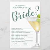 Wie gut kennen Sie das Bride Elegant Bridal Game? (Vorderseite)