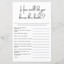 Wie gut kennen Sie das Bride Polterabend Game?