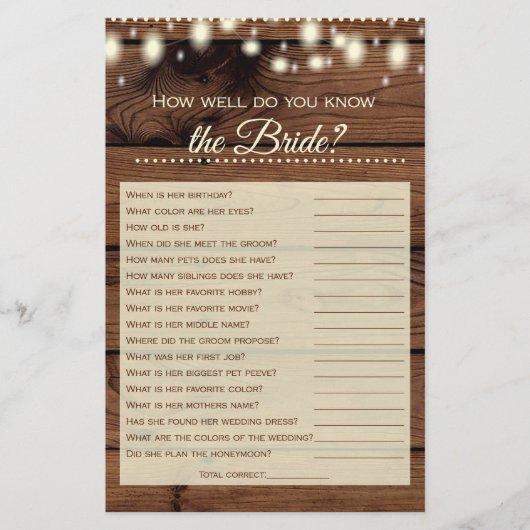 Wie gut kennen Sie das Rustikale Duschspiel der Br (Vorderseite)