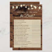 Wie gut kennen Sie das Rustikale Duschspiel der Br (Vorne/Hinten)