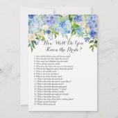 Wie gut kennen Sie die Braut? Einladung (Vorderseite)