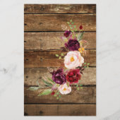 Wie gut kennen Sie die Bride Burgundy Game Card? Flyer (Hinten)