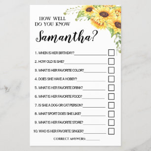 Wie gut kennen Sie die Bride Game Card? Flyer