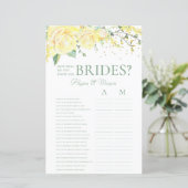 Wie gut kennen Sie die Brides Yellow Roses LGBTQ? (Stehend Vorderseite)