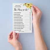 Wie gut kennen Sie die Mama Baby Showcard? Flyer (Handgriff)