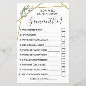 Wie gut kennen Sie zweisprachiges Brautparty? (Vorderseite)