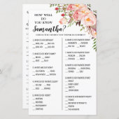 Wie gut kennst du Braut mit Option Duschspiel? (Vorne/Hinten)