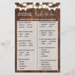 Wie gut kennst du Bride Western Duwer Game? Flyer