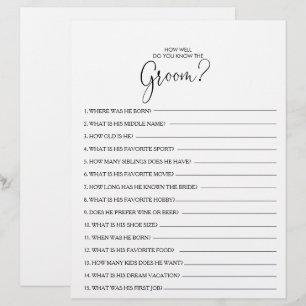 Wie gut kennst du das Game "Groom Brautparty"?