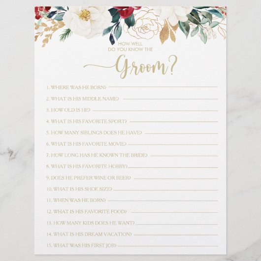 Wie gut kennst du das Game "Groom Brautparty"? (Vorderseite)