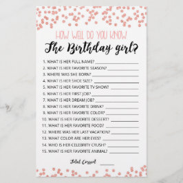 Wie gut kennst du das GeburtstagsMädchenspiel?