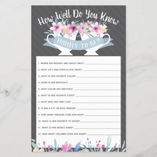 Wie gut kennst du das zukünftige Spiel? Flyer (Vorne)