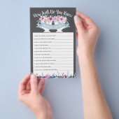 Wie gut kennst du das zukünftige Spiel? Flyer (Handgriff)