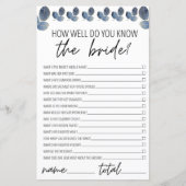 Wie gut kennst du den Brautparty-Leaf der Braut? (Vorderseite)