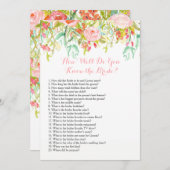 Wie gut kennst du die Braut? (Vorne/Hinten)