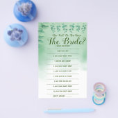 Wie gut kennst du die Braut? | Game Card Flyer (Einzeln)