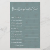 Wie gut kennst du die Braut? Showspiel-Flyer Flyer (Vorne)