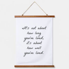 Wie gut Sie die Tapisserie aus Holz überzogen habe Wandteppich Mit Holzrahmen