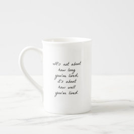 Wie gut Sie die Tasse der Spezialität gelebt haben