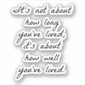 Wie gut Sie einen Vinyl-Aufkleber mit maßgeschneid Aufkleber (Vorderseite)