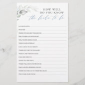 Wie gut weißt du, dass die Braut Brautparty ist? (Vorderseite)