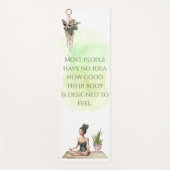 Wie gute Wasserfarbe Yoga Mat Yogamatte (Vorderseite)