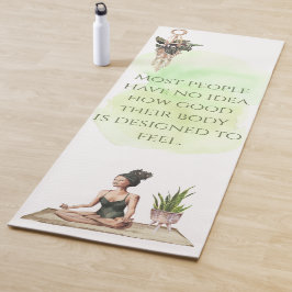 Wie gute Wasserfarbe Yoga Mat Yogamatte