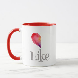 Wie - halbes Herz Tasse