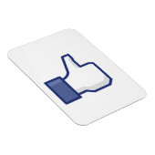 Wie Hand - FB Daumen hoch Magnet (Rechte Seite)