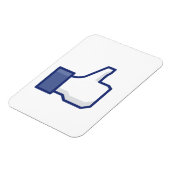Wie Hand - FB Daumen hoch Magnet (Linke Seite)