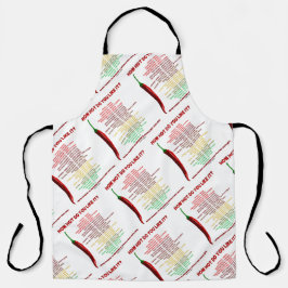 Wie heiß magst du es? Scoville Scale Heat Units Schürze