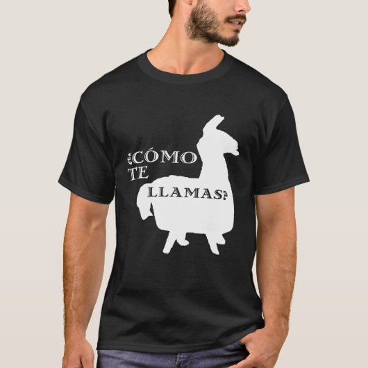 Wie heißen Sie Spanischlehrer Schüler T-Shirt (Vorderseite)